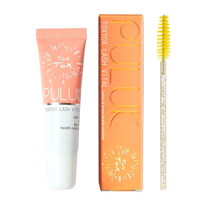 TOXTOX LASH VITAL 10ml (0.34 fl. oz) Lashes & brows care solution, Advanced Eyelash Serum for Thicker, Longer Eyelashes and Eyebrows, Lash Enhancing Serum