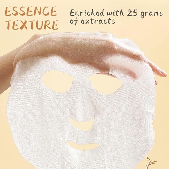 Fruit Face Masks - Face Masks Skincare - Hydrating Face Mask Pack - Moisturizing, Antioxidant & Nourishing Facial Mask - sleepover party supplies for girls - Teen Girl Gifts (8PCS, Fruit)