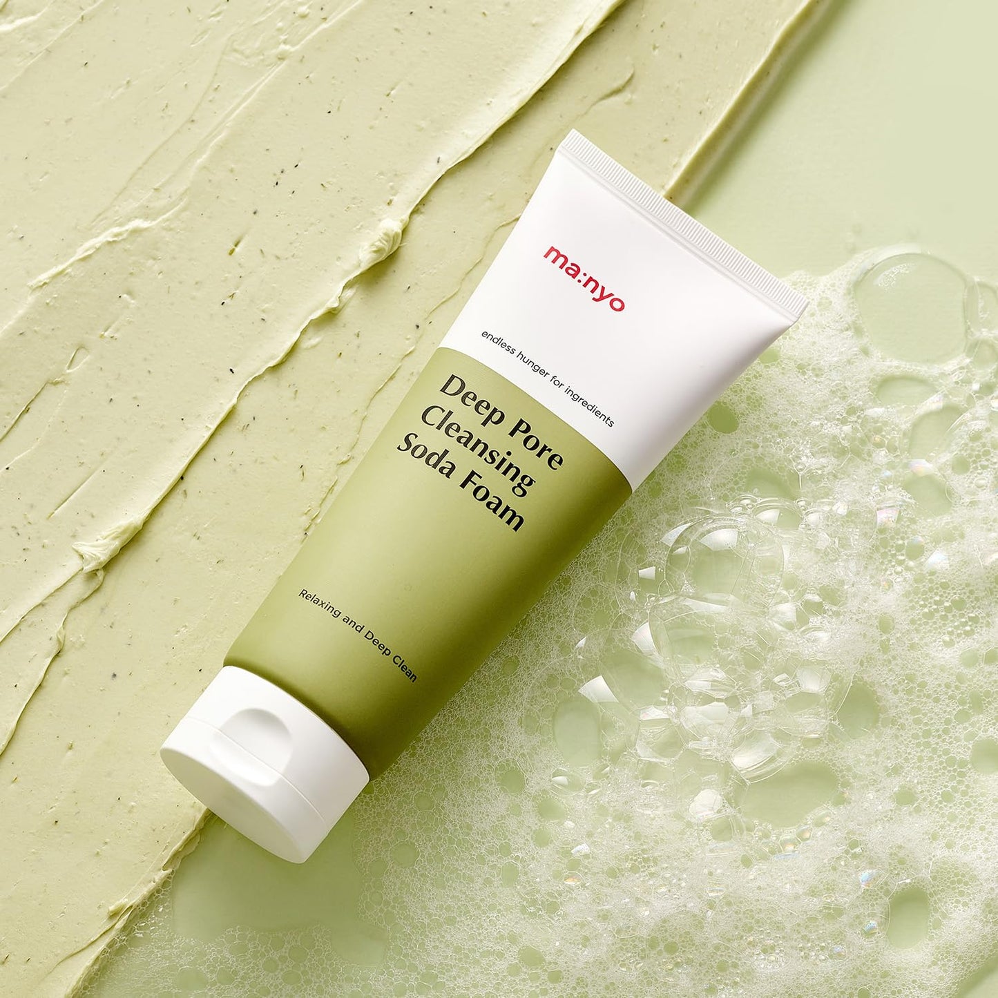 ma:nyo Vitamin C Soda Foam Cleanser | Deep Pore Cleansing Face Wash | Gentle and Non-Irritating | Korean Skincare for Men and Women, 5.0 fl oz (150ml)