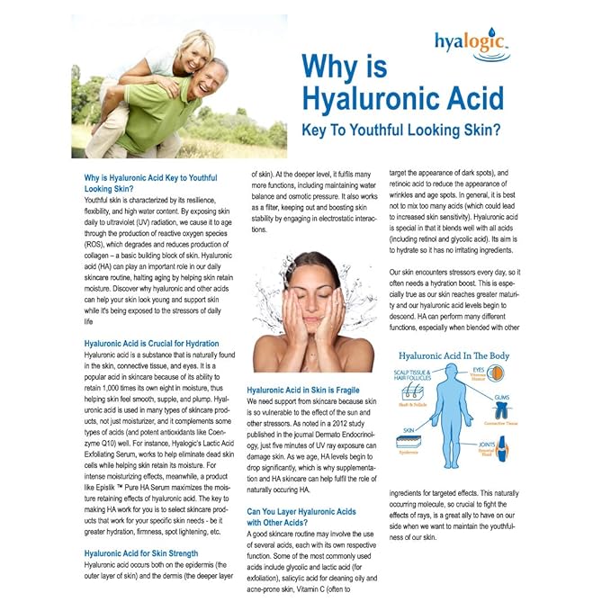 Hyalogic Retinol Serum– Skin Renewal & Wrinkle Repair Face Serum with Hyaluronic Acid & Vitamin A – For Clearer, Radiant Looking Skin (.47 fl oz.)