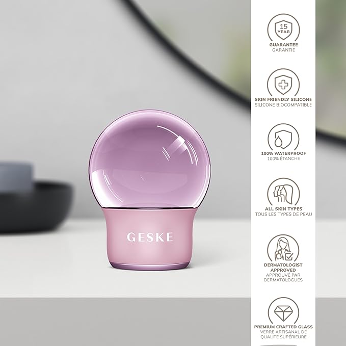 SmartAppGuided™ Cool & Warm Face & Body Massager | 7 in 1 | Multifunctional Massager | Face & Body | Battery-free Cooling & Warming | Firms, Relaxes & De-Puffs Skin | Globular Design