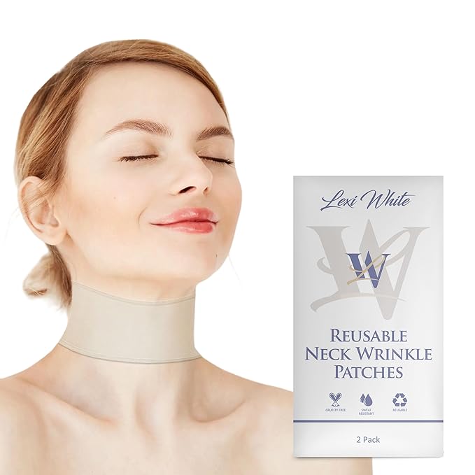 Reusable Neck Wrinkle Patches 2Pcs, Anti Wrinkle Patches, Face Tape for Wrinkles Overnight, Silicone Neck Patches, Silicone Wrinkle Patches for Neck Overnight, Silicone Patches for Wrinkles