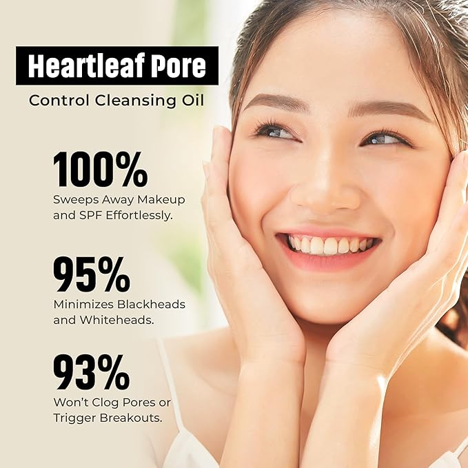 Jozy Pore Cleansing Oil – Lightweight Makeup & Blackhead Remover | Fragrance-Free, Hydrating | Gentle Botanical Cleanser for Sensitive Skin | Asian skincare | C-Beauty’s Answer to Glass Skin (200 ml)