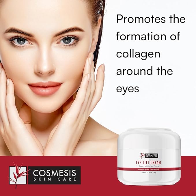 Eye Lift Cream - Lifts & Firms, Promotes Collagen & Elastin Formation, Minimizes Aging - 0.5 fl oz - Cosmesis
