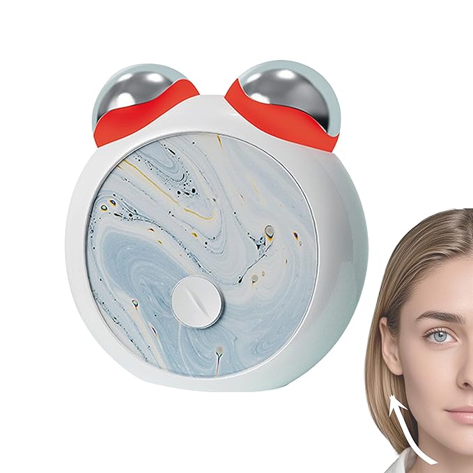 Face and Neck Massager Tools - Mini Face Lift Device - Skin Tightening Device - Face Sculpting Tool - Red Blue Light Led Facial Sculptor - Face Massager Tool Beauty Massager For Face Body Legs Neck