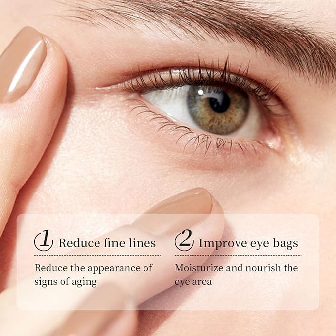 Retinol Under Eye Balm Stick, Anti-Aging Retinol Eye Stick for Dark Circles and Puffiness, Smooth Wrinkle Fine Lines, Firm Skin, Non Greasy, Hydrating and Nourish on the Skin Around the Eyes