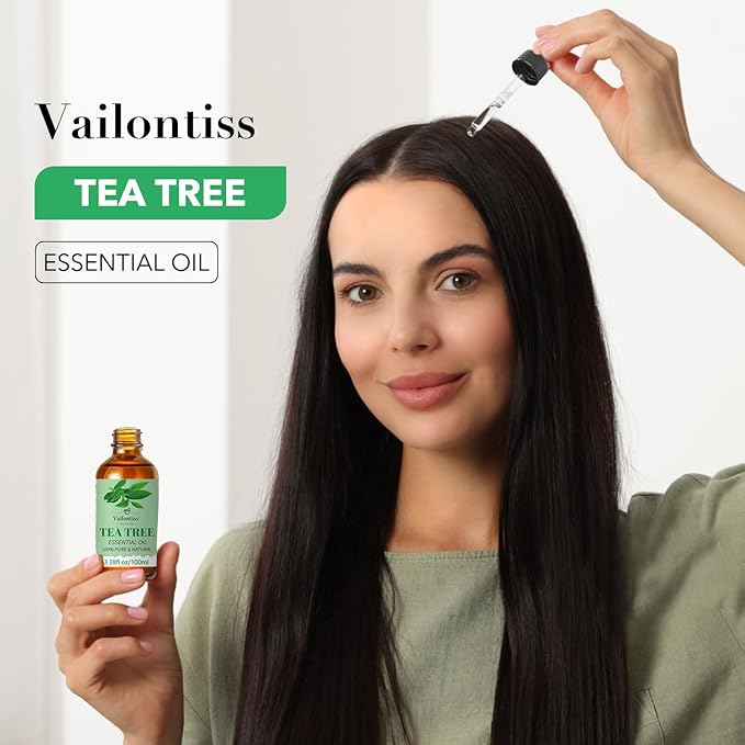 Tea Tree Oil, Scalp & Hair Strengthening Oil, Hair for Hair Growth, Dandruff Removal and Hair Strengthening for All Hair Types(Tea Tree Oil, 100ml)