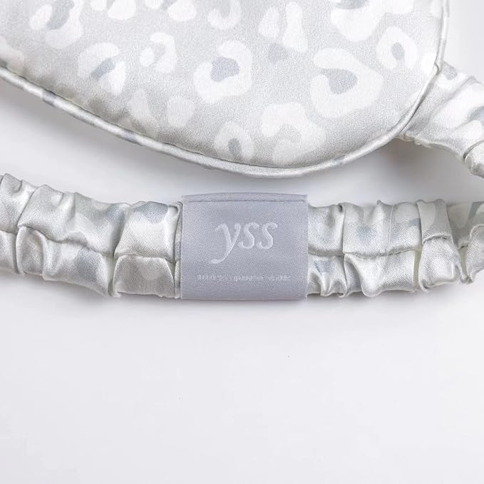 Silk Sleep Mask Light Blocking Luxury 100% Mulberry 22mm Silk Eye Mask Eye Cover Blindfold Ultra Soft Light & Comfy Anti Aging Skin Care with Travel Bag Gift Package