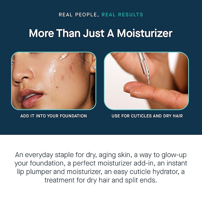 SLMD by Dr. Pimple Popper - Hyaluronic Acid Serum 1.0 fl. oz, Daily Hydration Booster with Squalane for Smooth, Dewy Skin – Lightweight, Fast-Absorbing Face Moisture for All Skin Types