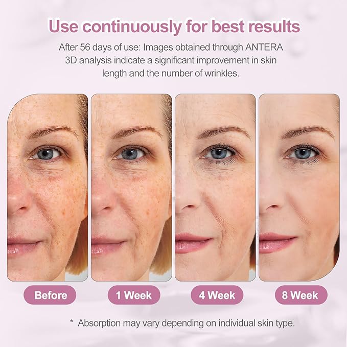 Humanized Collagen Real Deep Overnight Mask,Hydrating Firming,Anti-ageing Hydrogel Mask,for All Skin Types,Elasticity Improvement,Pore Minimizing,Minimize Wrinkles,1Pcs,Gray