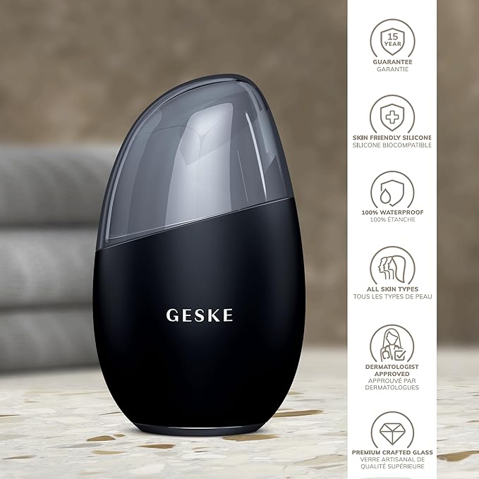 SmartAppGuided™ Cool & Warm Eye & Face Massager | 7 in 1 | Multi Massager | Face & Neck | Battery-free Cooling & Warming | Firms, Relaxes & De-Puffs Skin | Eye-Nose Area Targeted Design