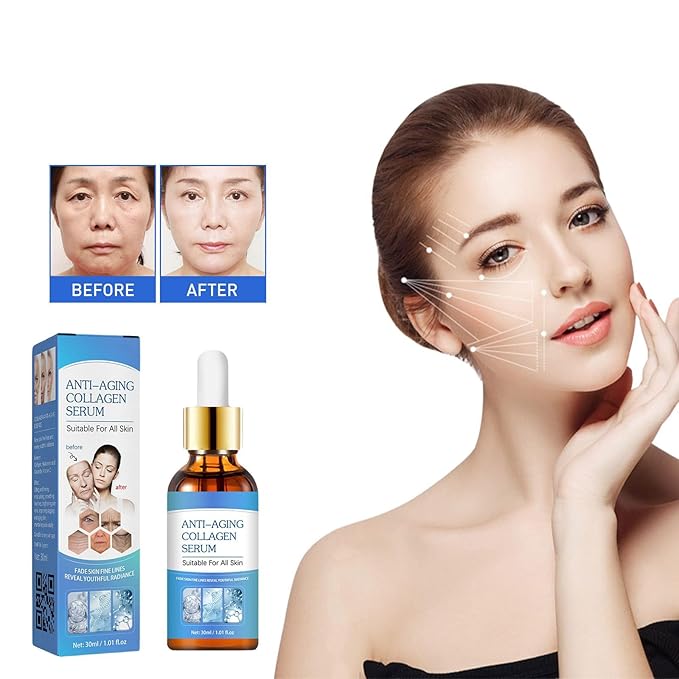 2pcs Face Serum, Stock Solution Facial Serum, in a Bottle, Instant Face Lift & Anti Aging Serum for Reduce Fine Lines, Wrinkles, Plump Skin