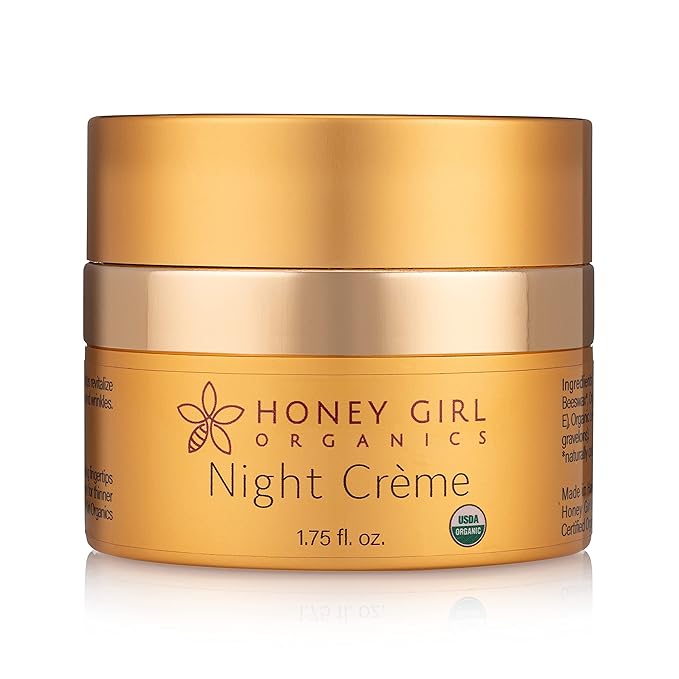 Honey Girl Organics Night Creme, 1.75 Fluid Ounce
