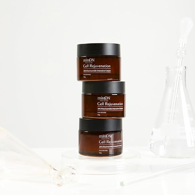Mito-on Cell Rejuvenation 10% Niacinamide Serum and Cream Bundle