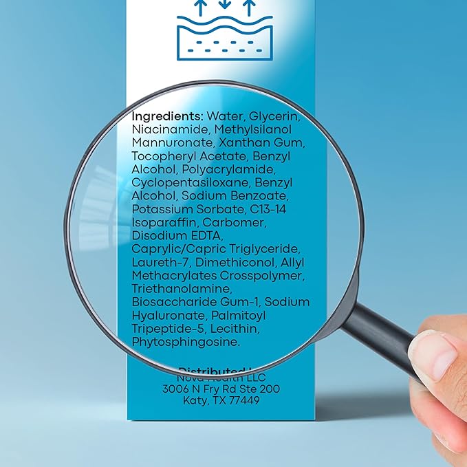 Under Eye Gel with Peptides, Niacinamide, Vitamin E, Targets the Appearance of Eye Bags & Visibly Reduces Dark Circles, Refreshes Tired look, Antiaging, Fast-Absorbing, Airless 0.5 fl oz