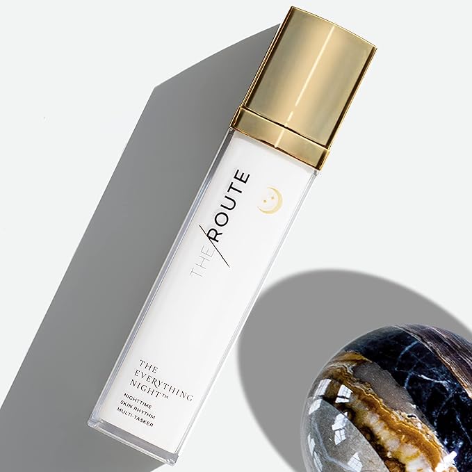 THE ROUTE BEAUTY THE EVERYTHING NIGHT Multi-Tasking Nighttime Active Moisturizer: Rejuvenates, Restores and Balances (1.7 Fl Oz)