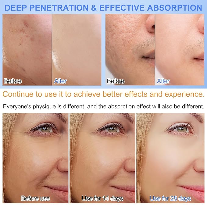 Collagen Face Mask, (6PCS) Bio-Collagen Real Deep Mask, Deep Collagen Anti Wrinkle Lifting Mask with Low Molecular Weight Collagen for Pore Minimizing, Firming and Moisturizing