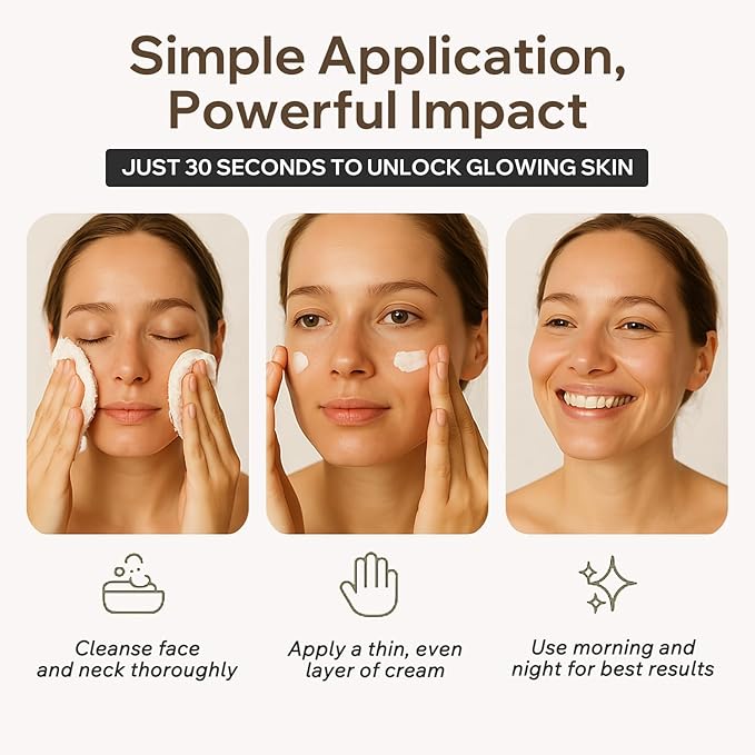 Forever Flawless Diamond Infused Age-Defying Face Cream - Hydrating Night Creams with Natural Diamond Powder for Smooth & Soft Skin - Lightweight Anti-Wrinkle Face Cream for Daily Skincare Routine