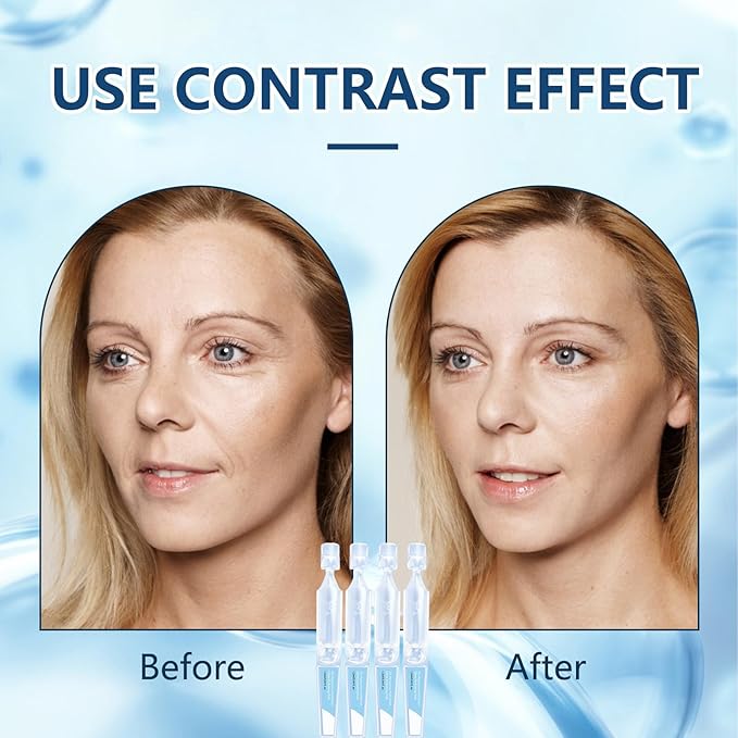 30pcs 3% Hyaluronic Acid Serum Ultra-Hydrating Vials, Ultra-Hydrating Serum Single-Use Vials, 3% Hyaluronic Acid Serums for Face, Hyaluronic Acid Tubes, Hyaluronic Acid Tubes