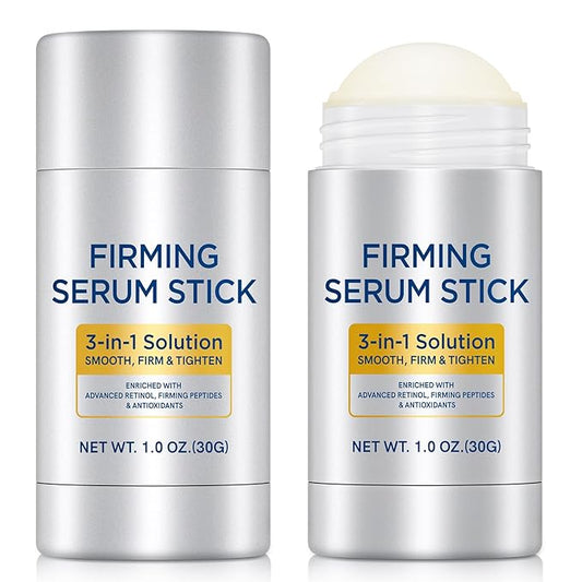 Advanced Retinol Firming Serum Stick,Anti Aging Neck Firming Cream,3-in-1 Smooth,Tighten and Firm Face,Neck & Jawline, Reduces Wrinkles,Nourishing Anti Aging Repair Cream for All Skin Types