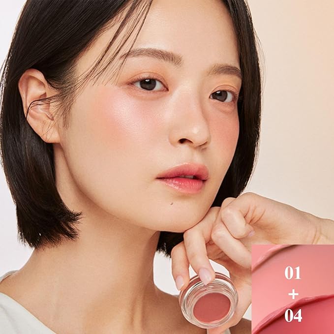 EGLIPS Lip & Cheek Glow Balm - Multi-Use Tinted Melting Balm Blush for Lips & Cheeks Builable and Blendable Texture (03 BREEZE, 0.18 oz)