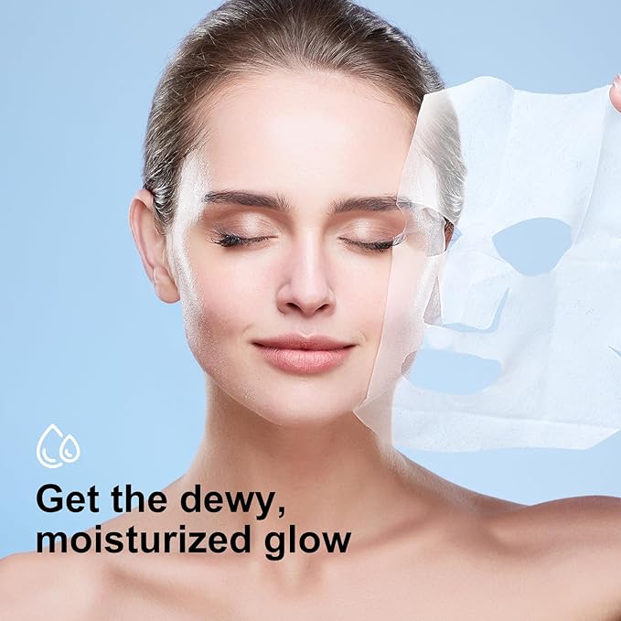 Boobeen 6 Animal Hydrating Face Mask Set, Sheet Face Mask Skincare to Moisturizing Skin, Holiday Present Pack Facial Mask Skincare, Face Skin Treatment Mask for All Skin Types