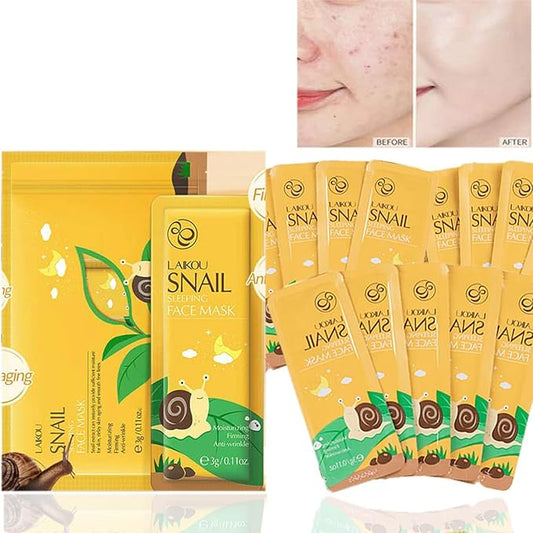 Snail Extract Skin Treatment Mask - Moisturizing, Hydrating, Brightening, Soothing