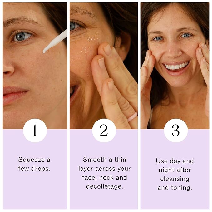 LilyAna Naturals Vitamin C Serum for Face with Hyaluronic Acid and Vitamin E, Anti Aging Serum, Reduces Age Spots and Sun Damage, Promotes Collagen and Elastin (1oz)