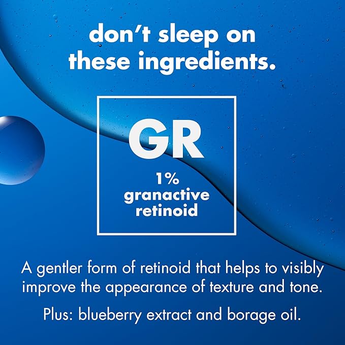 e.l.f. SKIN Youth Boosting Blue-ty Sleep Night Oil, Gentle Overnight Face Oil, Treats Fine Lines & Uneven Texture, Lightweight, Vegan & Cruelty-Free