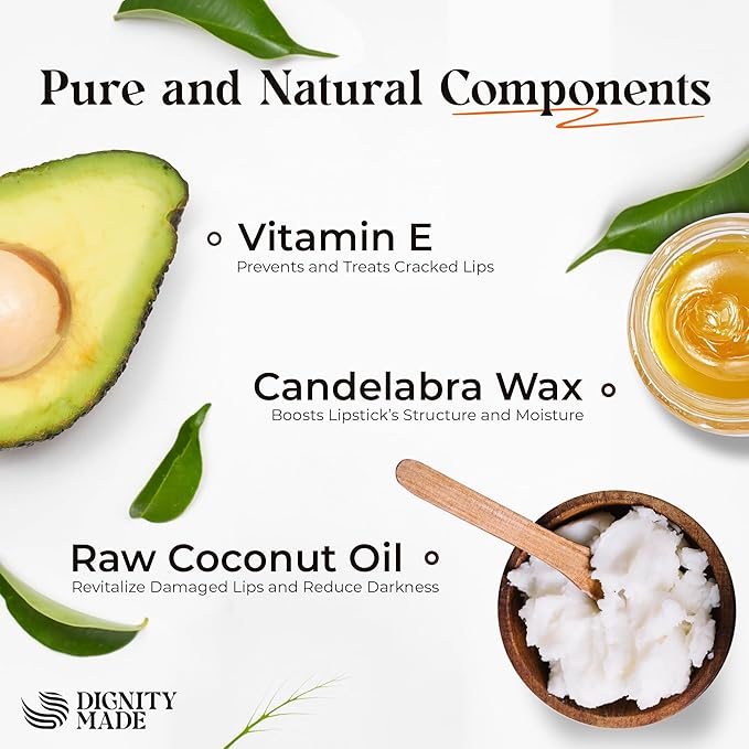 Fragrance Free Lip Balm w/Coconut Oil, Cocoa Butter & Essential Oils – Hydrating Lip Care Set - Vegan Lip Balm (Pack of 5 Lavender Peppermint, Juicy Citrus, Vanilla, Peppermint, Unscented)