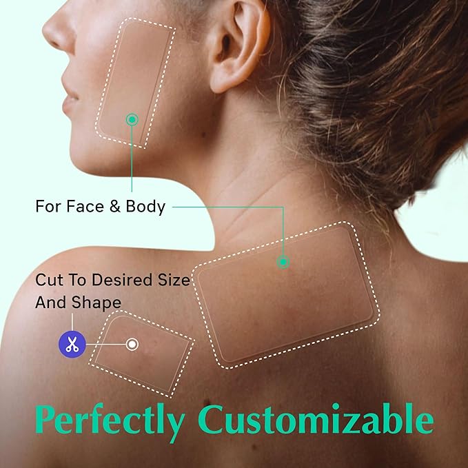 XXL Acne Patches - Hydrocolloid Pimple Covers for Face & Body Breakouts | Cystic Zit Treatment | Vegan (12ct)