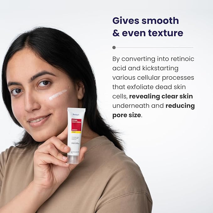 RE' EQUIL 0.3% Retinol Night Cream, Improves Skin Texture, Reduces Acne, Unisex, For All Skin Types, 30G