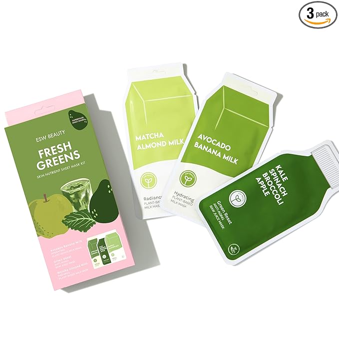 ESW Beauty Fresh Greens Superfood Sheet Mask Set