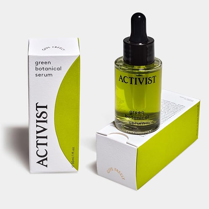 ACTIVIST Green Botanical Serum | Product of New Zealand | Vegan | Handcrafted | 100% Natural (30 mL | 1 fl oz)