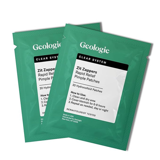 Geologie Zit Zapper Pimple Patches - 2 Pack (40 Ct.) - Rapid Relief Pimple Patches