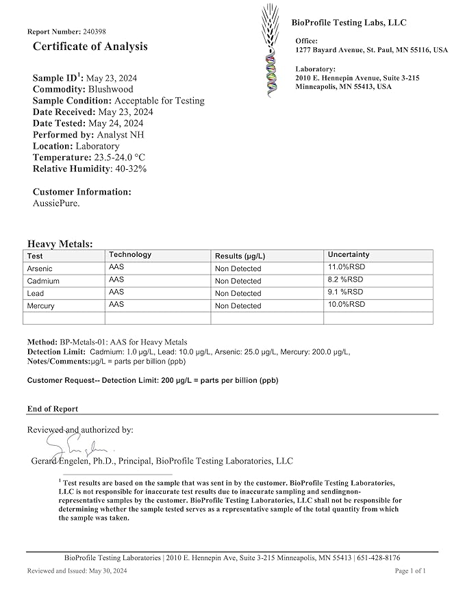 Blushwood Beauty Botanical Facial Serum+ - 3-in-1 Everyday Cell Support and Beautifying Formula for Skin, Lips, and Hair - Lab-Tested and Authenticated 30ml