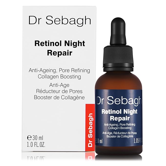 Retinol Night Repair - (1 fl oz) | High-Strength Retinol Hydrates & Protects Skin | Promotes a Radiant Complexion | Enriched with Squalane, Rosehip Oil & Vitamin E | Boosts Collagen