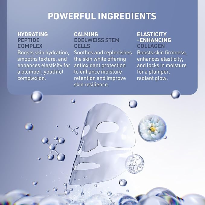 FAQ 202 Advanced 8 color Light Facemask Glass Skin Collagen Face Mask Bundle – Hydrating Skincare – Calming & Balancing Face Masks Skincare