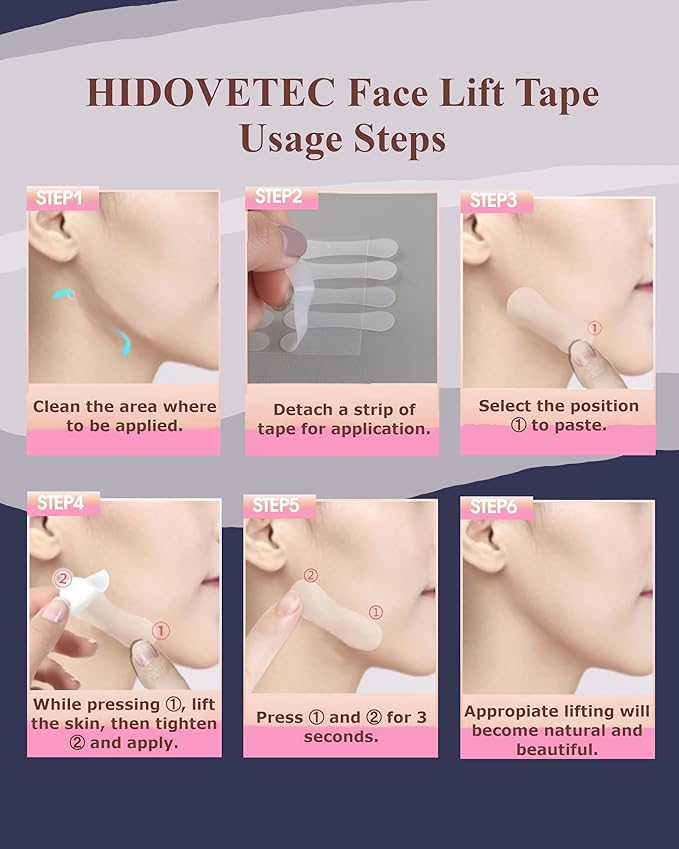 Face Lift Tape Invisible,200PCS,Facelift Tape for face,Double Chin, Saggy Skin,Wrinkles Lifting,live streaming,V-Shaped Face Lifter Tape Overnight,lift strips,lift stickers