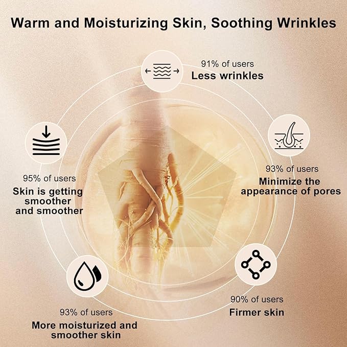 Rednow Ginseng Extract Liquid,Ginseng Anti Wrinkle Serum,Ginseng Peptide Anti Aging Serum,Ginseng Extract Anti-Wrinkle Original Serum Oil,Hydration Ginseng Oil Essence,Ginseng Face Serum(2PCS)