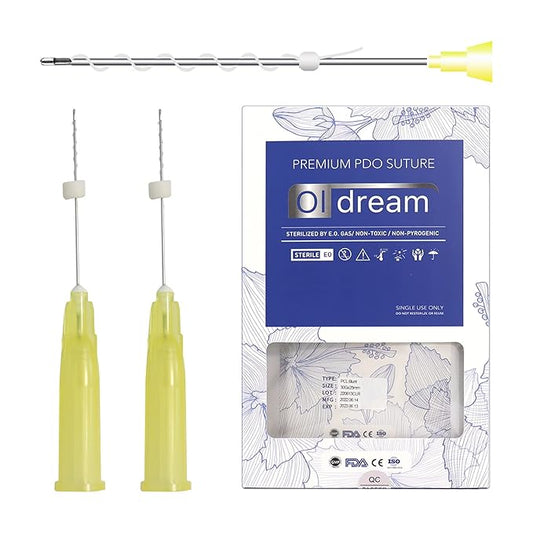 Oldream Pcl Threads Eye Lift for Eyes, Mono Screw Type, B-Type, 30G25MM, 20pcs