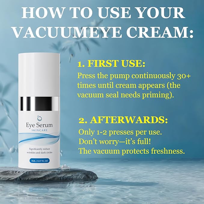 Under Eye Bags and Wrinkles, Wrinkle Filler, Eye Cream Visibly Reduces for Bags Under Eyes Bags Dark Circles Treatment