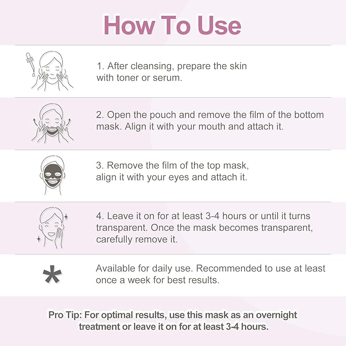 Humanized Collagen Real Deep Overnight Mask,Hydrating Firming,Anti-ageing Hydrogel Mask,for All Skin Types,Elasticity Improvement,Pore Minimizing,Minimize Wrinkles,1Pcs,Gray