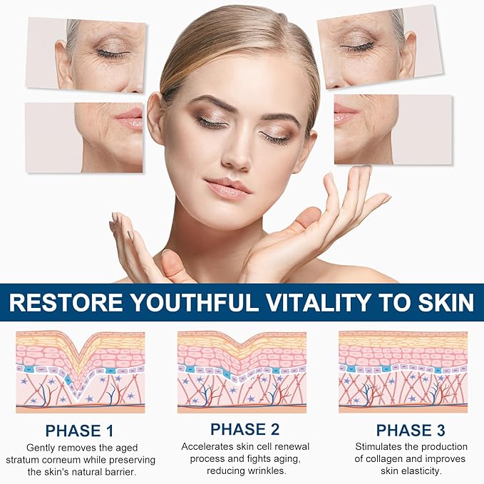 Advanced Retinol Firming Serum Stick, 3-In-1 Skincare Solution Smoothes, Firms & Lifts, Improves Necklines, Wrinkles & Crow'S Feet And Revitalises Dry Skin For Women Face & Neck