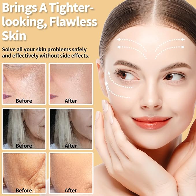 Red Light Therapy for Face - FDA Cleared - UUPAS LED Light Therapy Facial Massager for Face - Skin Tightening Machine for Anti Aging,Wrinkle Removal,Face Lift