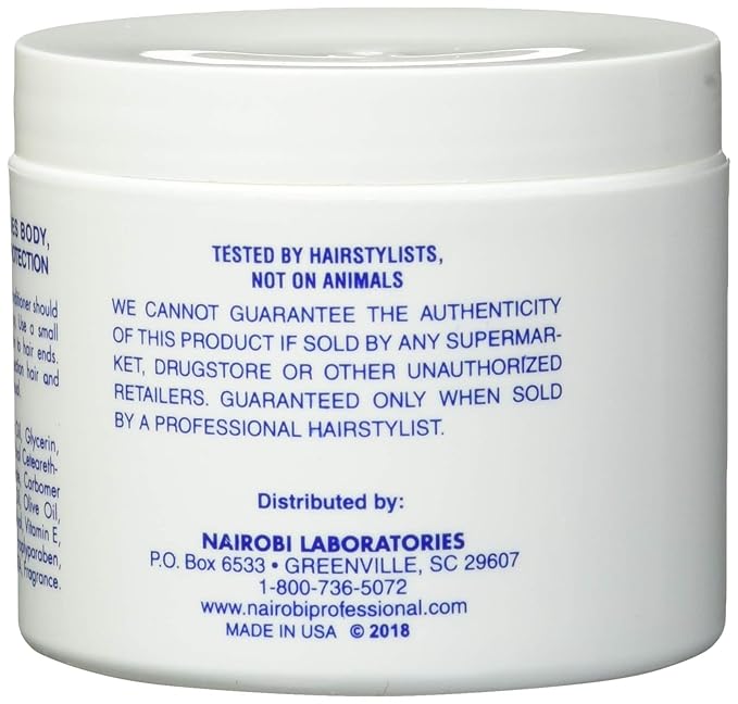Nairobi Hair and Scalp Daily Moisturizing Hairdressing Unisex, 4 Ounce