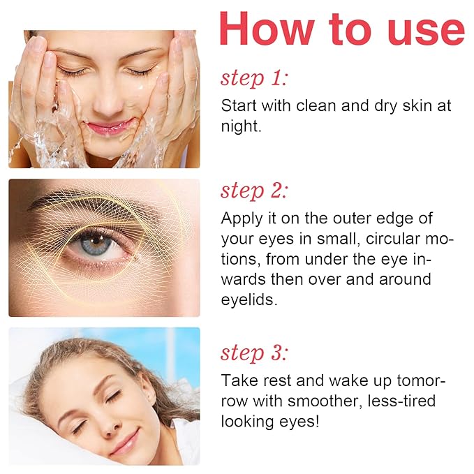 Eye Brightener Stick, Eye Cream for Wrinkles, Vitamin A, C, E and Peptides Minimizes Smoothens Wrinkles in 3-4 weeks (Retinol Eye Stick)