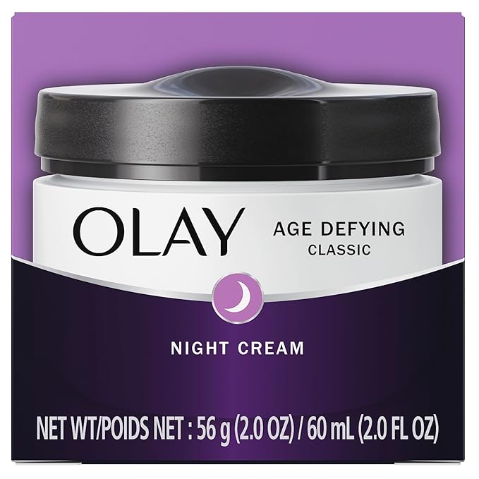 Olay Night Cream with Pro Retinol and Vitamins C & E Age Defying, Pack of 2