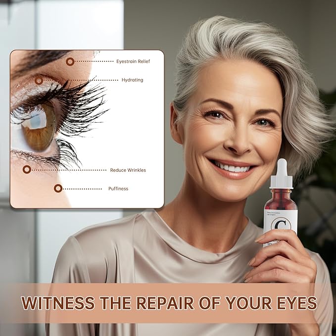 Caffeine Solution 5% + EGCG Eye Serum for Skin Care Caffeine Eye Serum Reducing Puffiness and Dark Circles 30ml