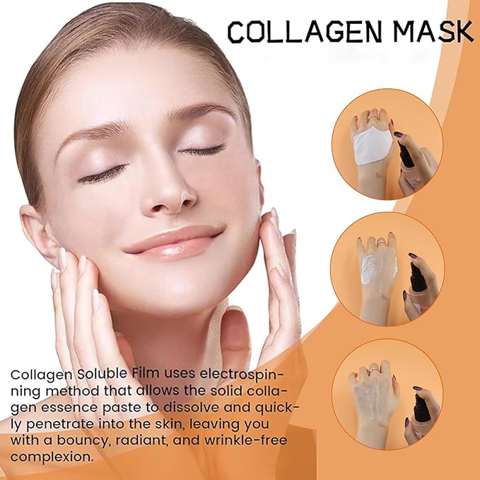 Collagen Essence Spray, Face Serum Moisturizing Toner, Fast Absorption Not Sticky Anti-wrinkle, Improving Skin Complexion Soften Skin Texture for Women Man Skin Care; 100ml/3.38 oz (Collagen)